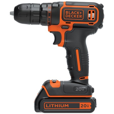 Black & Decker MAX Lithium Single-Speed Drill/Driver (20V) BDCDD120C